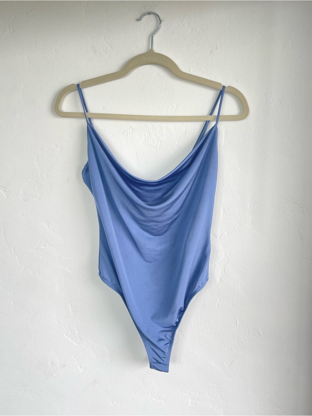 Urban Outfitters Lavender-Blue Scoop Neck Bodysuit